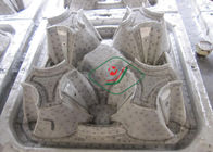 4 cavidades moldaram a celulose/do portador da polpa copo de alumínio dos trabalhos feito com ferramentas de Moluded