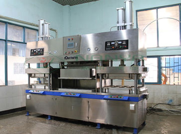Máquina semi auto Dishtray dos utensílios de mesa da polpa do bagaço de Sugarcan que faz a máquina 7000Pcs/H