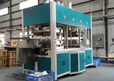 Máquina totalmente automático de Thermoforming para os utensílios de mesa 7000Pcs/H da celulose