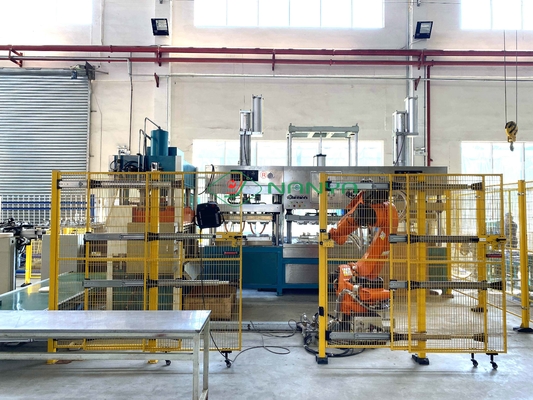 Máquina biodegradável da cartonagem da refeição da polpa da máquina dos utensílios de mesa da máquina de Makine da placa da polpa da máquina de molde da fibra