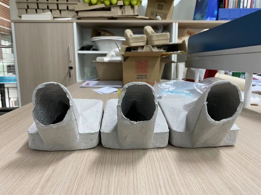 Máquina semiautomática de fabricação de frascos de urina de pasta de papel / máquina de fabricação de frascos de urina biodegradável