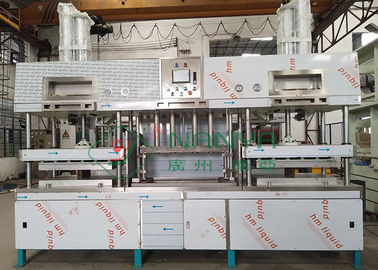 Manualmente máquina de molde descartável da celulose para os utensílios de mesa de papel/placa de papel