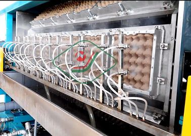 Máquina automática completa estável da bandeja do ovo do jornal Waste para a formação da caixa de ovo