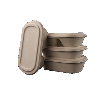 Utensílios de mesa semi automáticos que fazem a máquina da cartonagem da refeição da polpa da máquina a de 6-8 toneladas/dia
