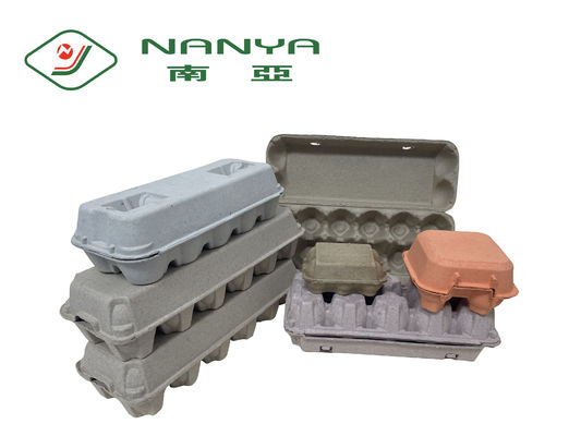 Máquina automática de fazer bandejas de papel de cartão de ovo 1800pcs / h