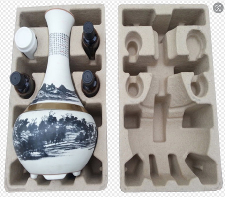 Máquina recicl da bandeja da celulose, 2000Pcs/linha de produção da bandeja ovo de H