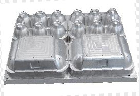 Máquina de factura de placa de papel manual pequena 12 meses de secagem da garantia nos moldes