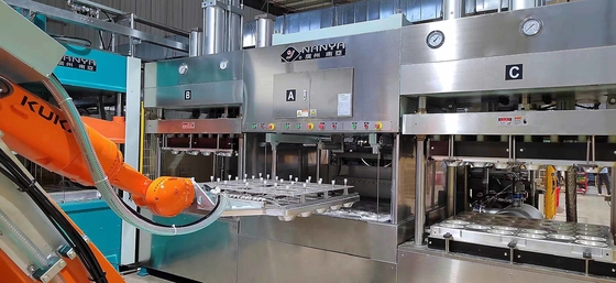 Máquinas de mesa de pasta de madeira para pasta de madeira totalmente automatizadas