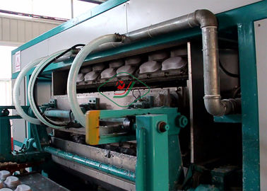 Linha de produção giratória da bandeja do ovo do equipamento/papel do molde da polpa de 8 caras
