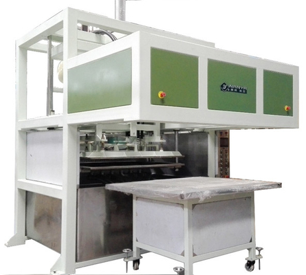 Máquinas e aparelhos semiautomáticos para fabricação de caixas de ovos de papel