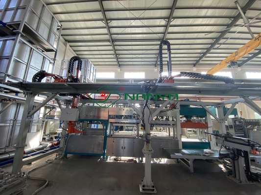 Máquina de fabricação de copos de papel moldeados de celulose descartável e de facas de colher de garfo 1100*800mm