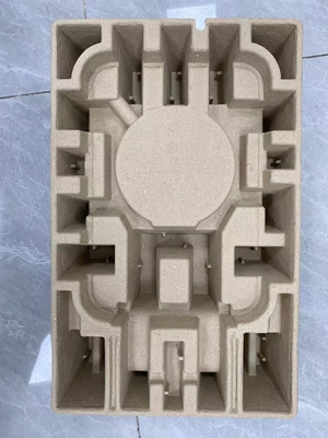 Celulose que molda a máquina quente pequena da imprensa para o pacote industrial