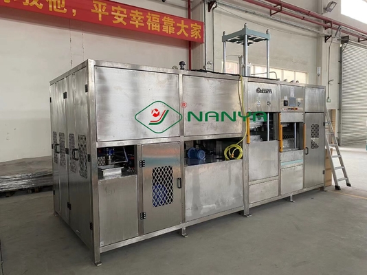 Máquina de laboratório integrativa automática de moldagem de celulose de papel