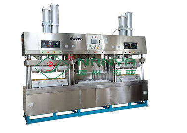 Máquina de fatura de placa de papel descartável do bagaço com PLC 1100*800mm