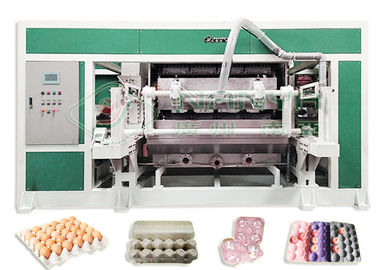 Máquina moldando automática completa da bandeja do ovo da polpa com 4000 Pcs/H