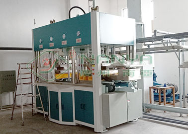 Máquina moldada de pressão molhada biodegradável da polpa para o pacote interno da inserção do vinho
