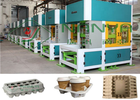 L horizontal bandeja do ovo de Hydrapulper que forma a máquina, equipamento do molde da polpa