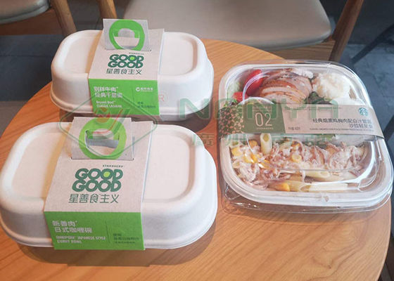 Máquina de papel Degradable da cartonagem do recipiente/fast food da lancheira com 2000pcs/h
