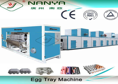 Equipamento totalmente automático do molde da polpa, linha de produção da bandeja do ovo da eficiência elevada