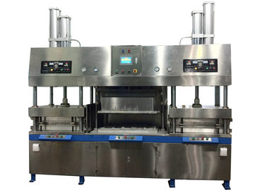 Máquina de factura de placas de papel moldando semiautomática descartável da celulose