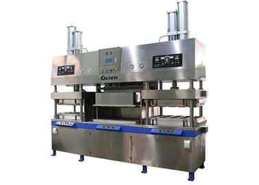 A celulose semi automática moldou a máquina de factura de placa de papel para PCes do recipiente de alimento 700/hora