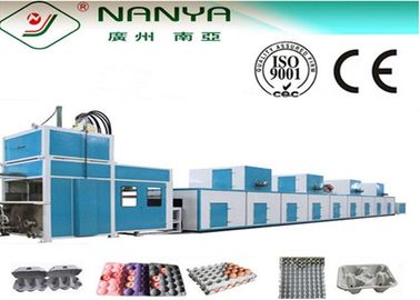 Máquina de molde totalmente automático de poupança de energia da polpa, máquina da fabricação da bandeja do ovo