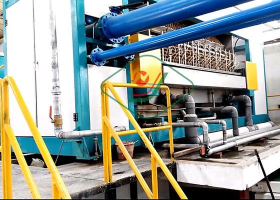 Bandeja giratória do ovo da automatização alta que forma a linha de produção da caixa da máquina/ovo