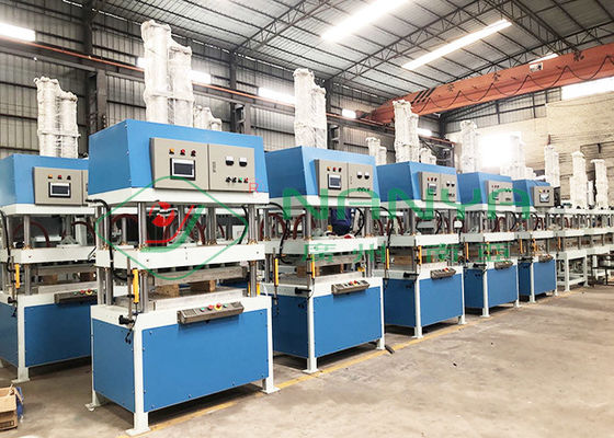 Máquina molhada da Quente-imprensa da forma correta para o pacote industrial moldado da polpa