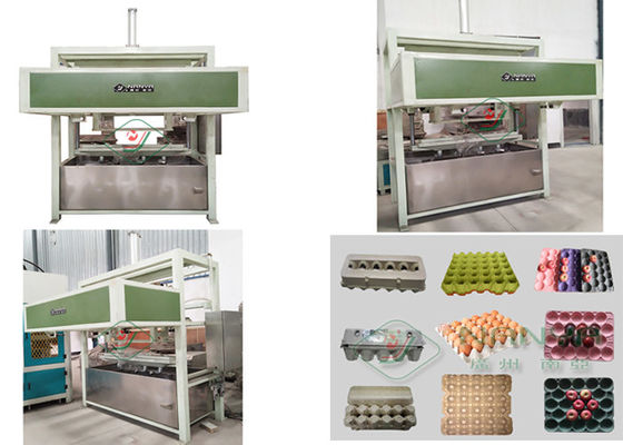 Máquina de Tray Carton Paper Reciprocating Molding do ovo da exploração agrícola de galinha