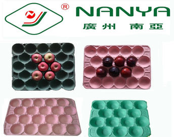 Bandeja moldada retangular Degradable do fruto dos produtos da celulose com 20 cavidades