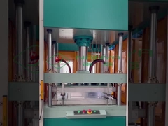 Máquina de prensagem hidráulica automática para secagem de produtos moldeados em celulose